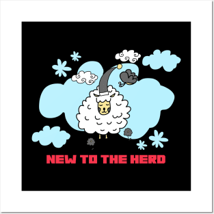 New To The Herd | Cute Kids Posters and Art